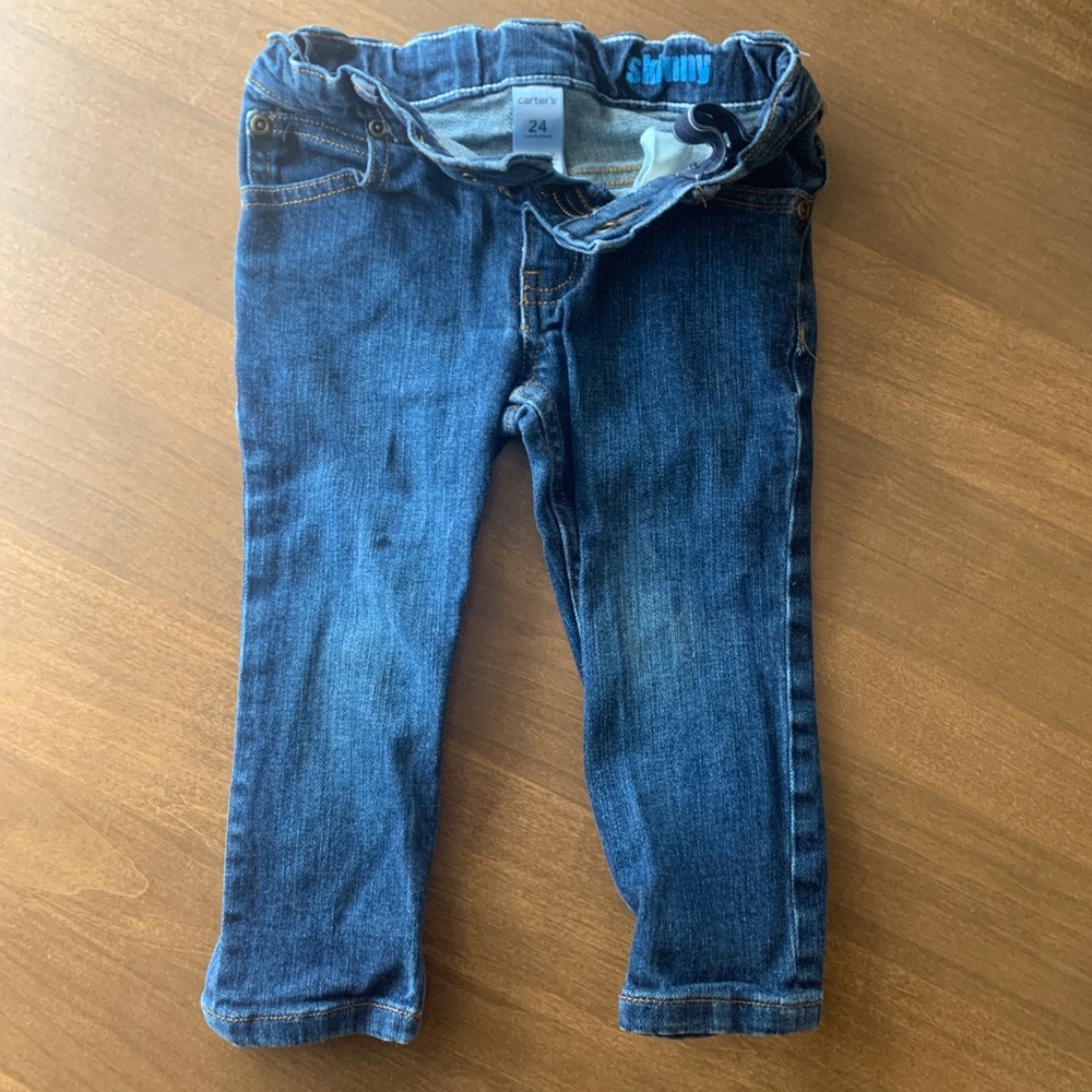 **5 for 20*** Carters skinny jeans size 24m